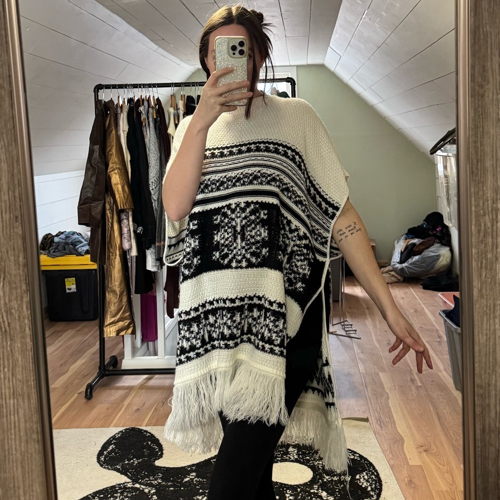 Melrose & Market Knit Poncho